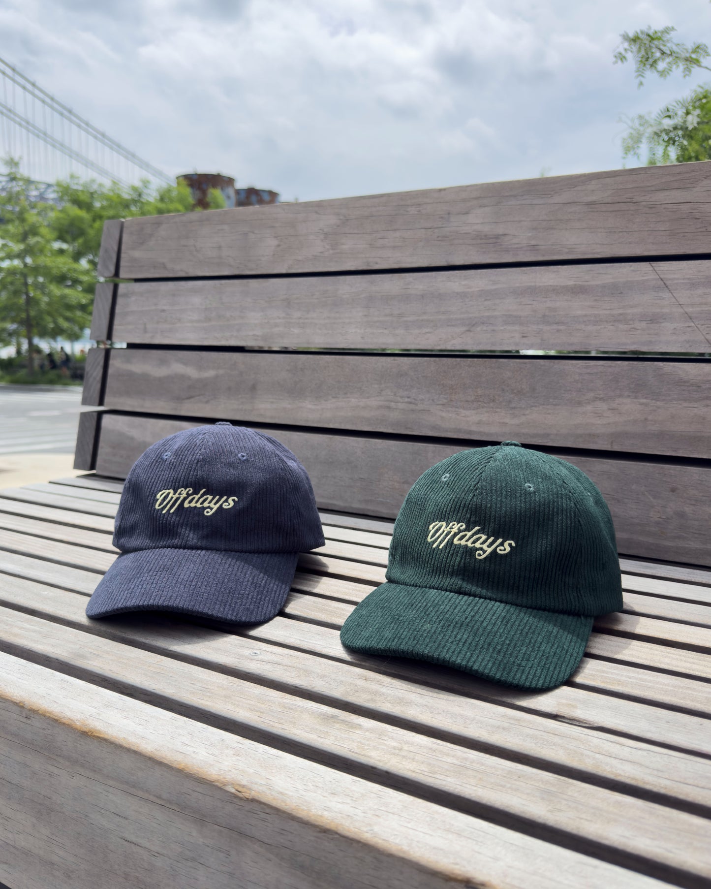 Offdays Corduroy Hat Blue
