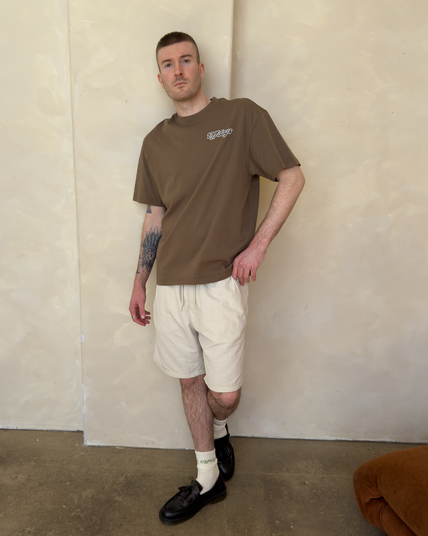 Offdays Signature Tee Brown