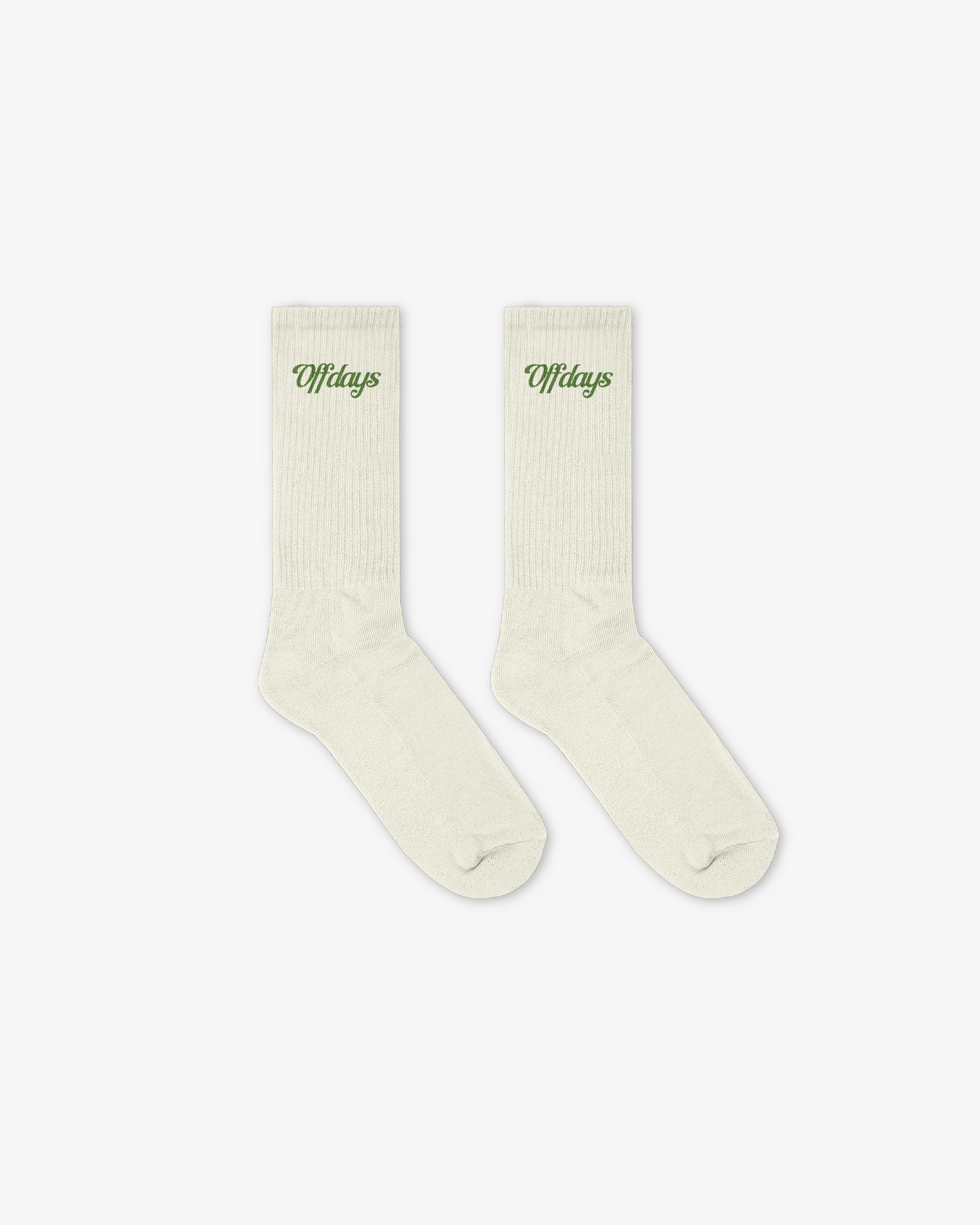 Crew Socks Cream White